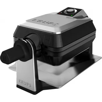 Krups FDD95D 2 waffles 1200 W preto, aço inoxidável