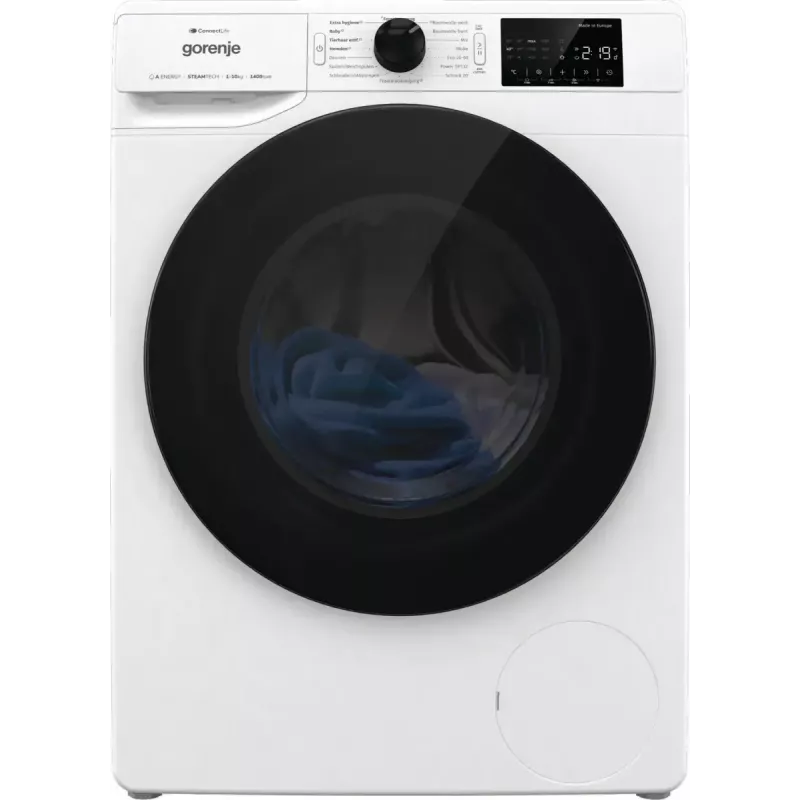 Máquina de lavar roupa Gorenje WPNEI14A2TS de carregamento frontal 10 kg 1400 rpm preta, branca