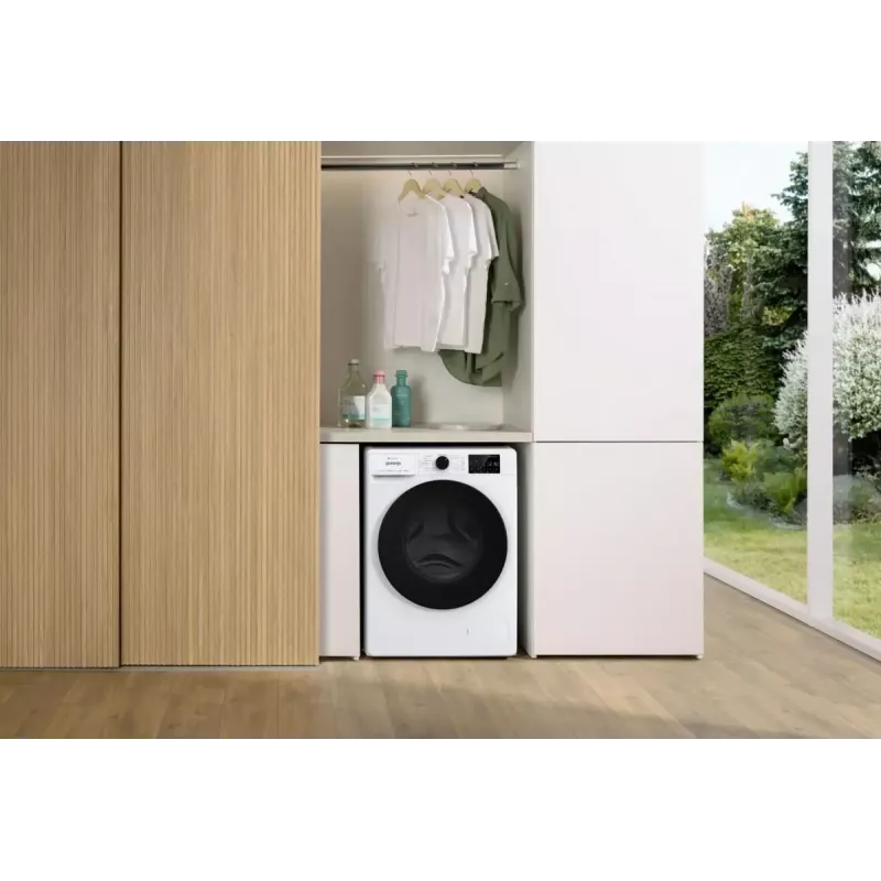 Máquina de lavar roupa Gorenje WPNEI14A2TS de carregamento frontal 10 kg 1400 rpm preta, branca