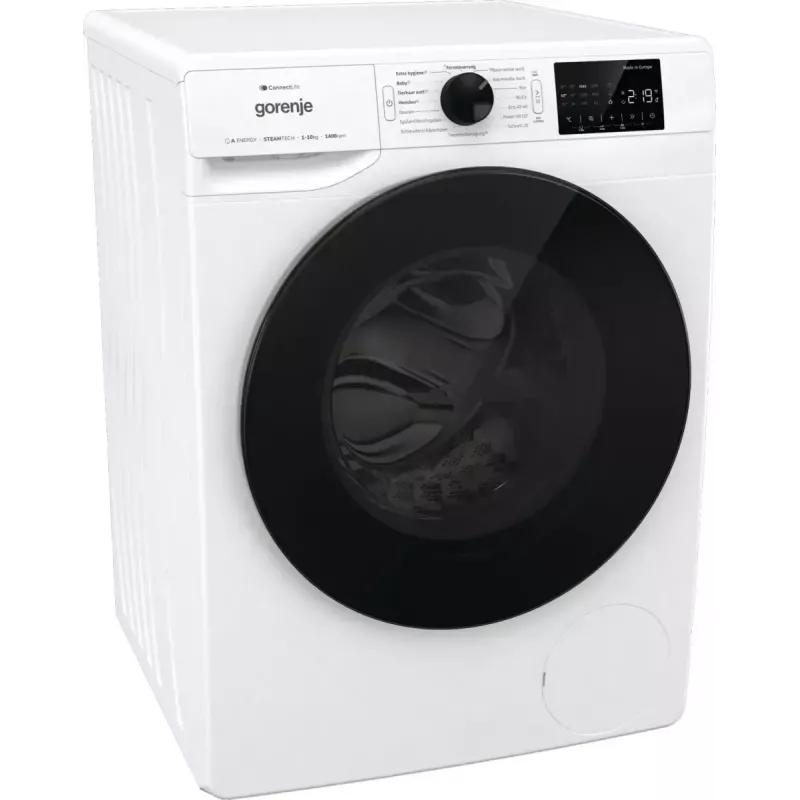 Máquina de lavar roupa Gorenje WPNEI14A2TS de carregamento frontal 10 kg 1400 rpm preta, branca