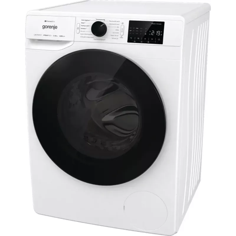 Máquina de lavar roupa Gorenje WPNEI14A2TS de carregamento frontal 10 kg 1400 rpm preta, branca