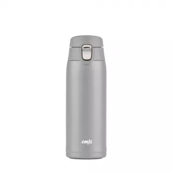 Caneca EMSA Light 400 ml prateada