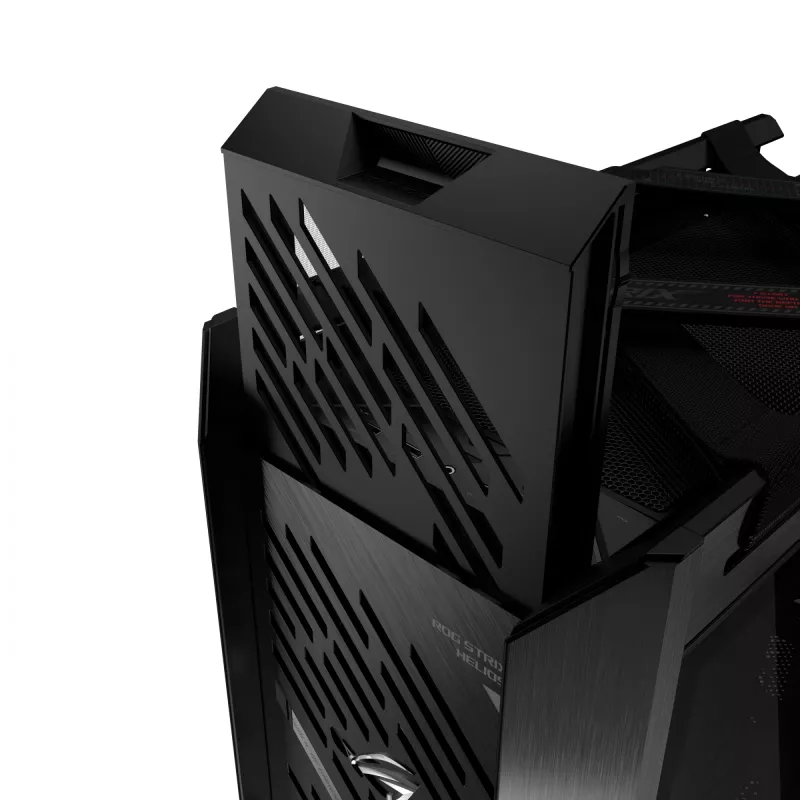 ASUS ROG Strix Helios II GX601S caixa de PC, Midi Tower, E-ATX, vidro temperado, Aura Sync RGB, 4 ventoinhas de 140 mm, USB-C, preta