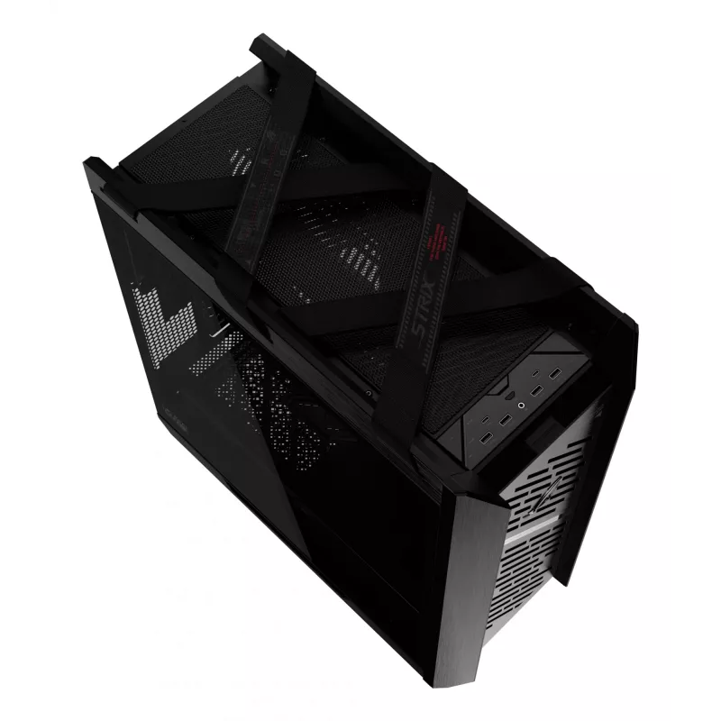 ASUS ROG Strix Helios II GX601S caixa de PC, Midi Tower, E-ATX, vidro temperado, Aura Sync RGB, 4 ventoinhas de 140 mm, USB-C, preta