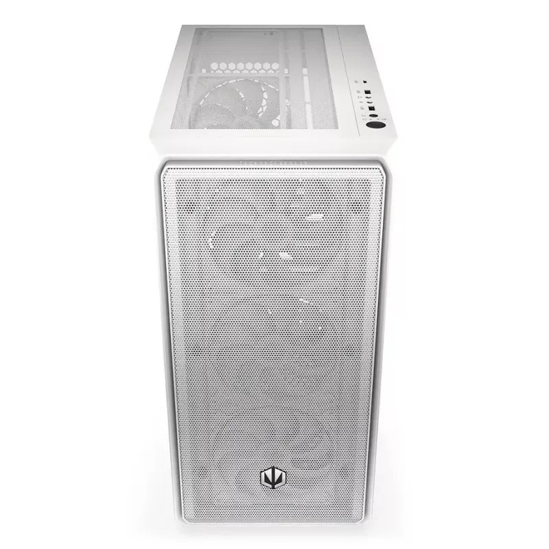 Caixa de PC Midi Tower ENDORFY ARX 500 ARGB branca – vidro temperado, suporta ATX/Micro-ATX/Mini-ITX, 3 ventoinhas frontais de 140 mm + 1 traseira de 140 mm, 1×3,5 polegadas + 6×2,5 polegadas compartimentos
