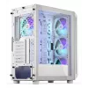 Caixa de PC Midi Tower ENDORFY ARX 500 ARGB branca – vidro temperado, suporta ATX/Micro-ATX/Mini-ITX, 3 ventoinhas frontais de 140 mm + 1 traseira de 140 mm, 1×3,5 polegadas + 6×2,5 polegadas compartimentos