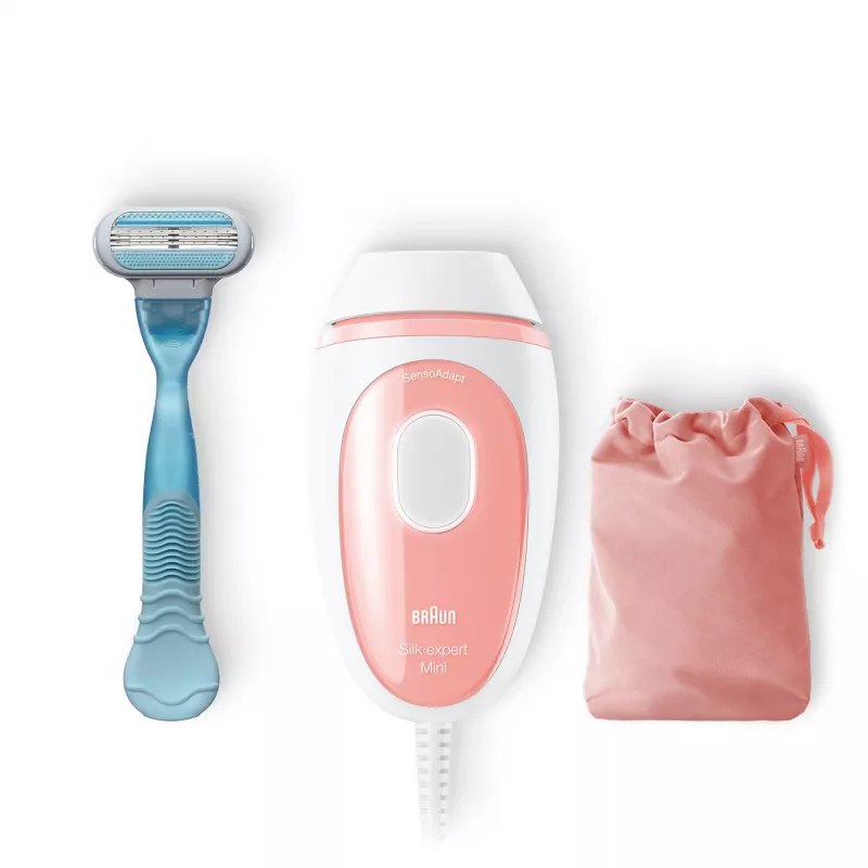 Braun Silk-expert Pro Silk-expert Mini Luz Pulsada Intensa (IPL) rosa, branco