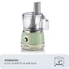 Robot de cozinha ARIETE Vintage Line 1781/04 — 1000 W, 2,1 L, verde