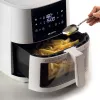 Ariete 4630/03 fritadeira de ar, 9 l, 1500 W, capacidade de 3,5 kg, até 200 °C, controlo tátil, branca