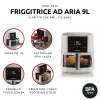 Ariete 4630/03 fritadeira de ar, 9 l, 1500 W, capacidade de 3,5 kg, até 200 °C, controlo tátil, branca