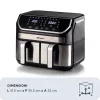Fritadeira de ar quente Ariete 4625/00 9 L 2100 W preto prateado