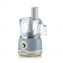 Robot de cozinha ARIETE Vintage Line 1781/05 — 1000 W, taça 2,1 L, botão rotativo, lâminas de aço inoxidável, azul