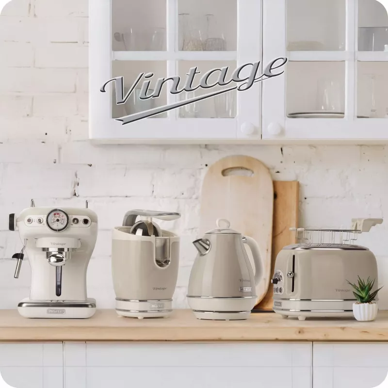 Robot de cozinha Ariete Vintage Line 1781/03 1000 W 2,1 L bege