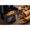 Ariete 4630/00 fritadeira de ar, 9 l, 1500 W, capacidade de carga de 3,6 kg, 7 programas, até 200°C, janela de visualização, preta