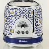 Torradeira Ariete 155 Capri, 810W, 2 fatias, 6 níveis de tostagem, gaveta de migalhas, função de descongelação, ejecção automática, sem pinças