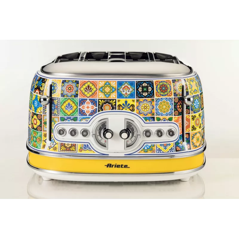 Torradeira ARIETE Positano 4 fatias, 1630 W, cor multicolor