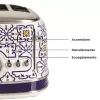 Torradeira ARIETE Capri 4 fatias, 1630 W, branco/multicolor