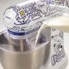 Robot de cozinha Ariete 1588 Capri, batedeira planetária, 7 velocidades, 2400 Watt, 5,5 litros, taça de aço inoxidável