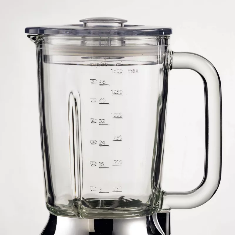 Ariete 583 Positano Misturadora com jarro de vidro de 1,5 litros, 4 lâminas de aço inoxidável, 4 velocidades + Pulse, 1000 Watt