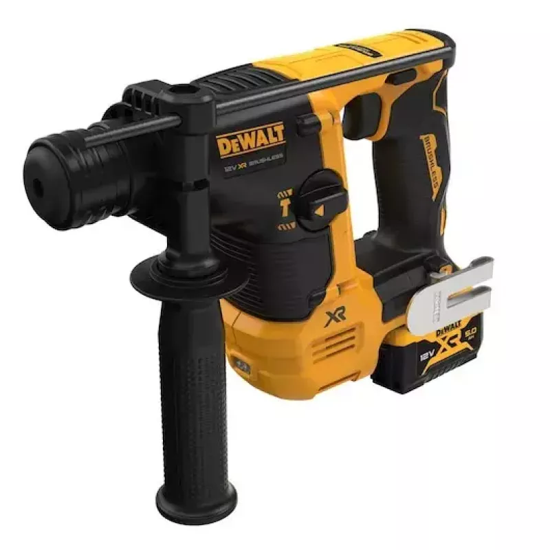 DeWalt DCH072P2-QW martelo perfurador SDS-plus a bateria 12 V, 2 x 5,0 Ah