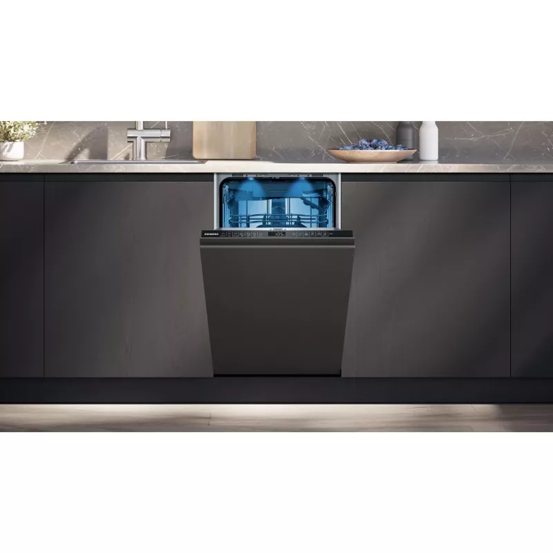 Máquina de lavar loiça Siemens iQ500 SR65EX09ME totalmente integrada 10 conjuntos de louça