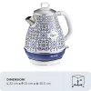 Chaleira elétrica Ariete 2869/0C 1,7 L 2200 W azul multicolor