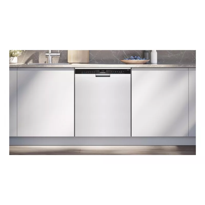 Máquina de lavar loiça encastrável Siemens SN43HW03TE, 13 conjuntos de louça, 60 cm, branco, 46 dB, Home Connect