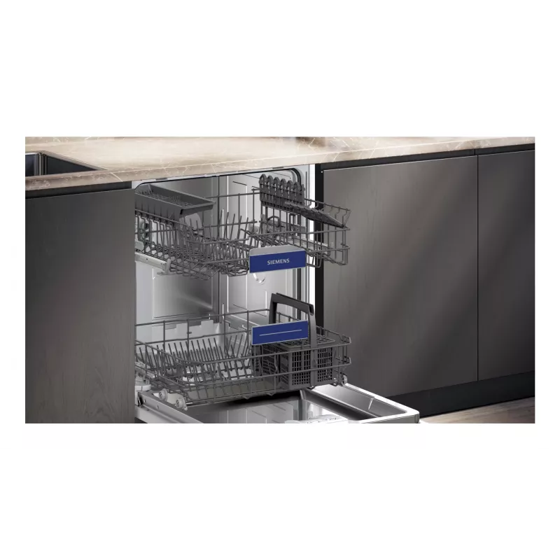 Máquina de lavar loiça encastrável Siemens SN43HW03TE, 13 conjuntos de louça, 60 cm, branco, 46 dB, Home Connect