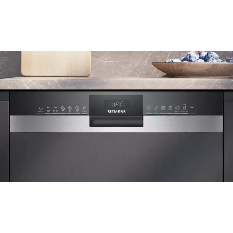 Máquina de lavar loiça Siemens iQ300 SN53HS16AE semi-integrada, 13 conjuntos de louça, 42 dB, 9 L/ciclo, classe energética C