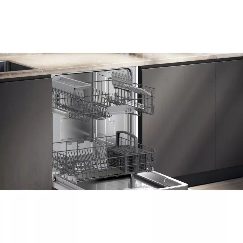 Máquina de lavar loiça Siemens iQ100 SN61HX01TE totalmente integrada, 13 conjuntos de louça, 46 dB, 9 l/ciclo, classe energética C