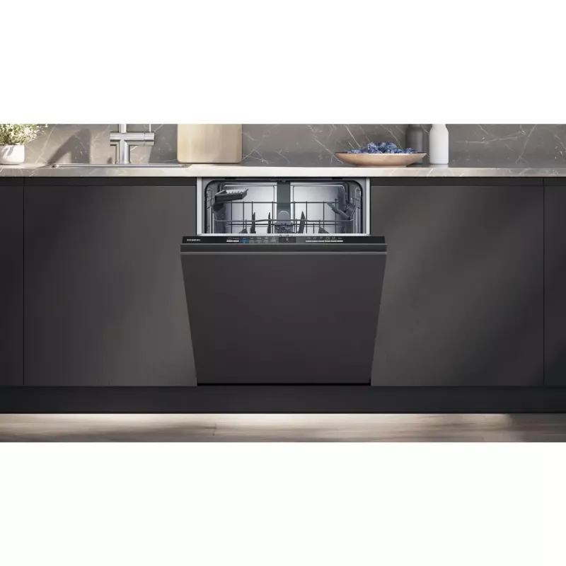 Máquina de lavar loiça Siemens iQ100 SN61HX01TE totalmente integrada, 13 conjuntos de louça, 46 dB, 9 l/ciclo, classe energética C