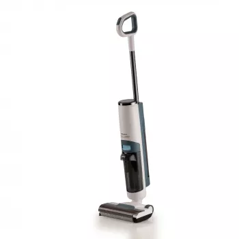 Ariete 2483 Aqua Force Wash & Vacuum, aspirador inteligente, limpa-chãos sem fios, bateria, aspira e lava, pelos de animais, sujidade seca e húmida, capacidade de 700 ml, acessórios incluídos