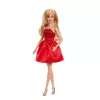 Barbie Mattel 80.º aniversário boneca de moda de aniversário vermelho-rubi com vestido vermelho e acessórios