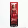 Barbie Mattel 80.º aniversário boneca de moda de aniversário vermelho-rubi com vestido vermelho e acessórios