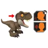 Jurassic World Roar Command Tyrannosaurus Rex figura de dinossauro, função de gravação, reprodução e rugido, T. Rex