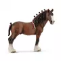 schleich FARM WORLD Clydesdale-Wallach, 3 ano(s), animais da quinta / brinquedo de quinta, cavalos, multicolor, plástico, 1 unid.
