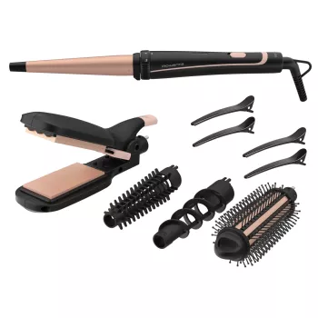 Rowenta Infinite Looks CF4231 Multistyler quente preto, bronze 1,8 m
