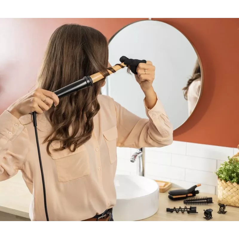 Rowenta Infinite Looks CF4231 Multistyler quente preto, bronze 1,8 m
