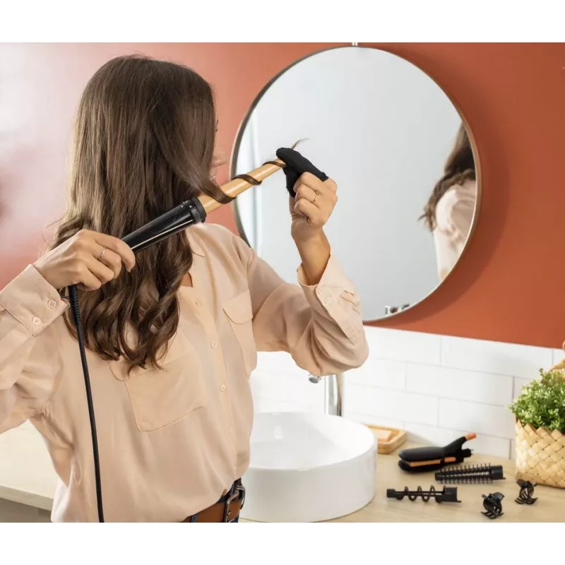Rowenta Infinite Looks CF4231 Multistyler quente preto, bronze 1,8 m