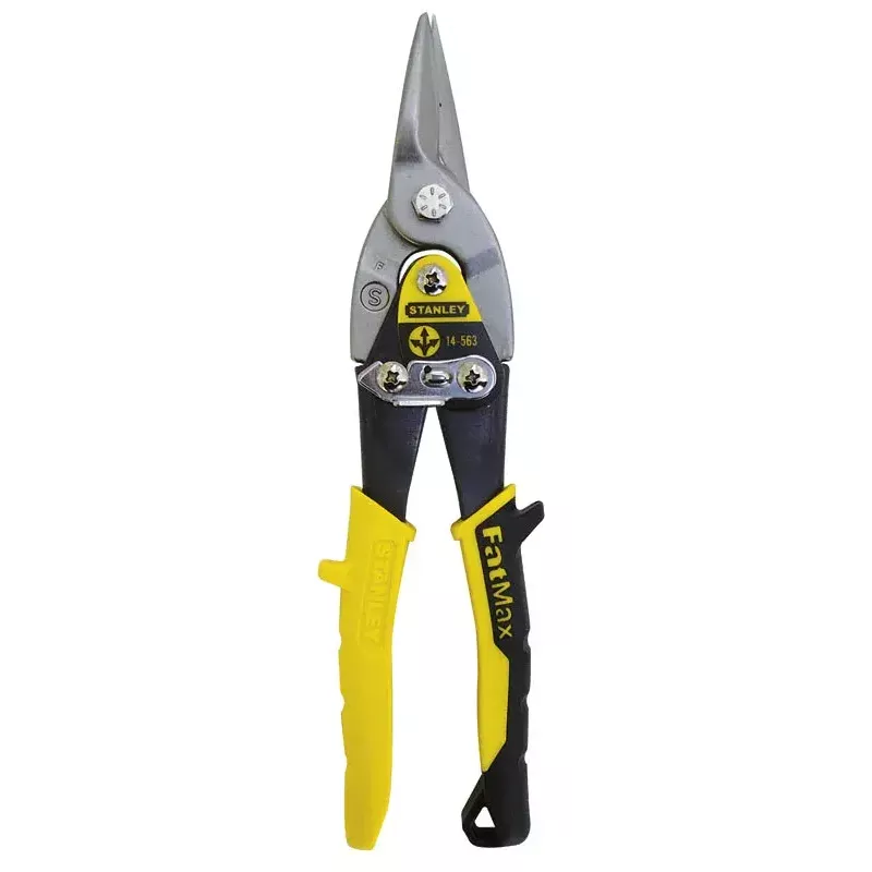 Tesoura de chapa Stanley 2-14-563 aço molibdénio corte reto 1,2 mm
