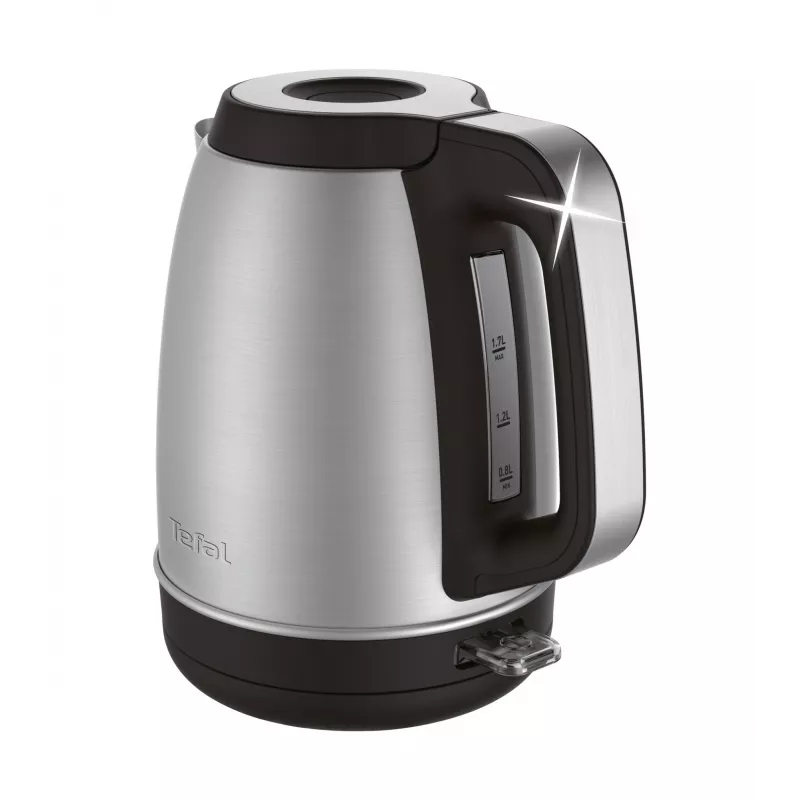 Chaleira Tefal KI280D 1,7 l 2400 W preta, aço inoxidável