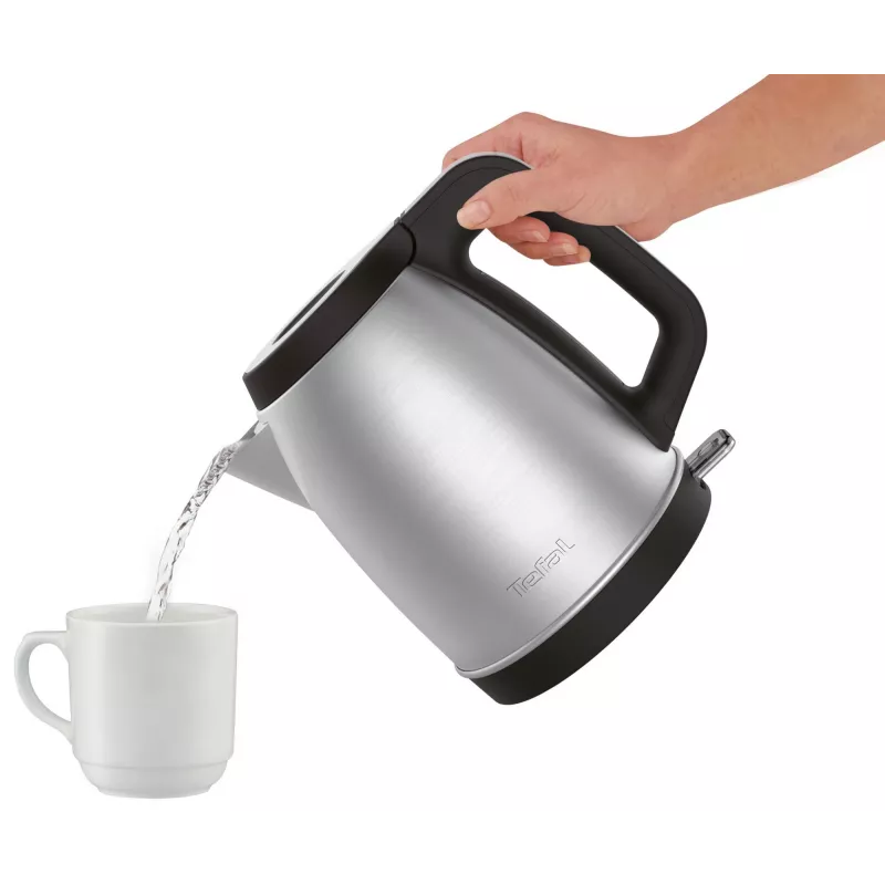 Chaleira Tefal KI280D 1,7 l 2400 W preta, aço inoxidável