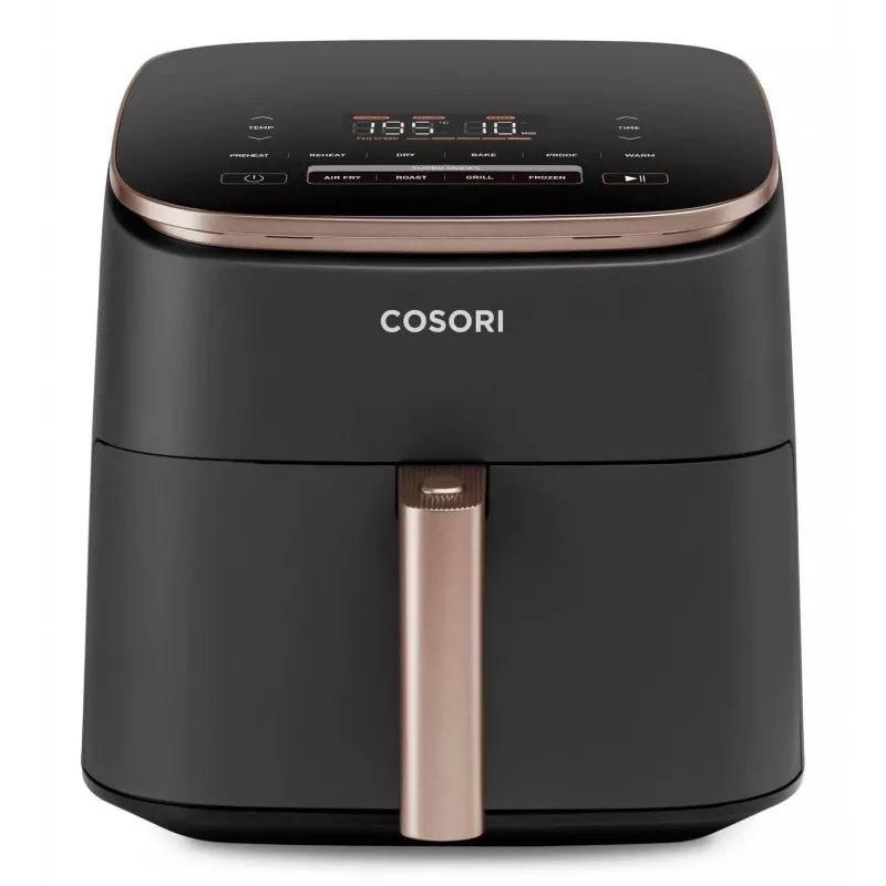 Fritadeira de ar quente Cosori Turbo Blaze Chef Edition Single 6 L independente 1725 W preta, ouro rosa
