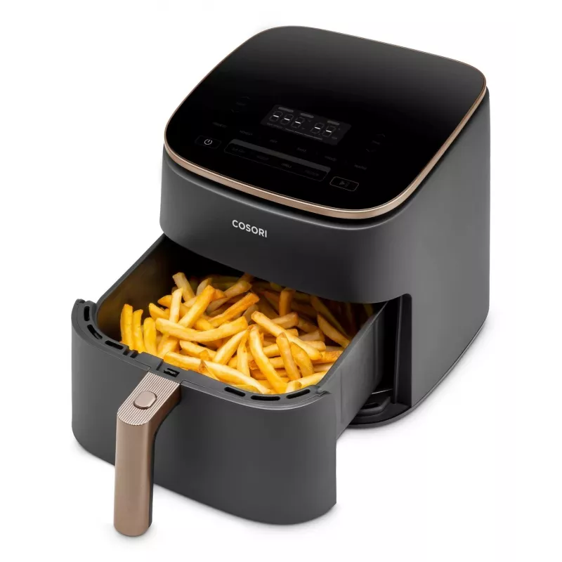 Fritadeira de ar quente Cosori Turbo Blaze Chef Edition Single 6 L independente 1725 W preta, ouro rosa