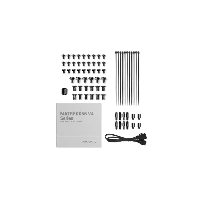 DeepCool MATREXX 55 V4 C R-MATREXX55-BCADA4-G-4 caixa Midi Tower para PC, vidro temperado, ATX/Micro-ATX/Mini-ITX, preta