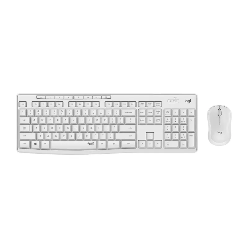 Conjunto Logitech MK295 Silent Wireless teclado RF Wireless QWERTY US International branco