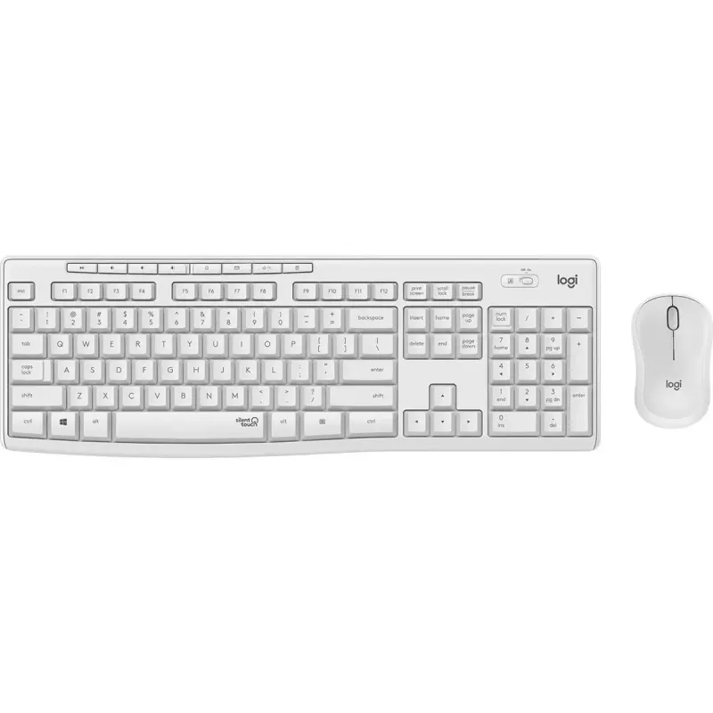 Conjunto Logitech MK295 Silent Wireless teclado RF Wireless QWERTY US International branco