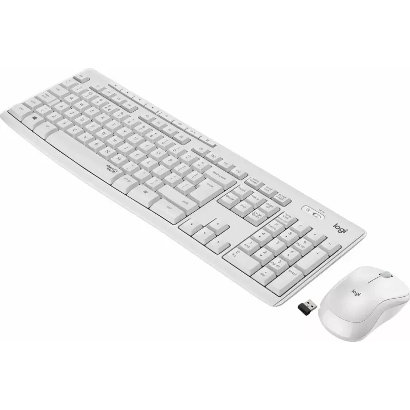 Conjunto Logitech MK295 Silent Wireless teclado RF Wireless QWERTY US International branco