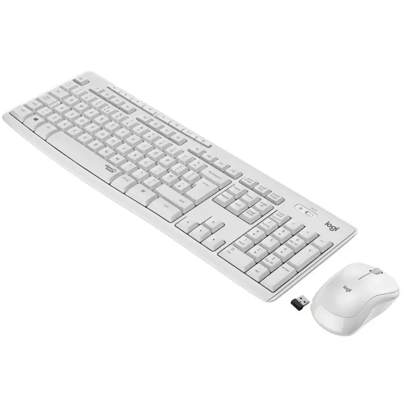Conjunto Logitech MK295 Silent Wireless teclado RF Wireless QWERTY US International branco