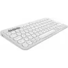 Teclado Logitech Pebble Keys 2 K380s universal RF Wireless Bluetooth QWERTY dinamarquês finlandês norueguês sueco branco